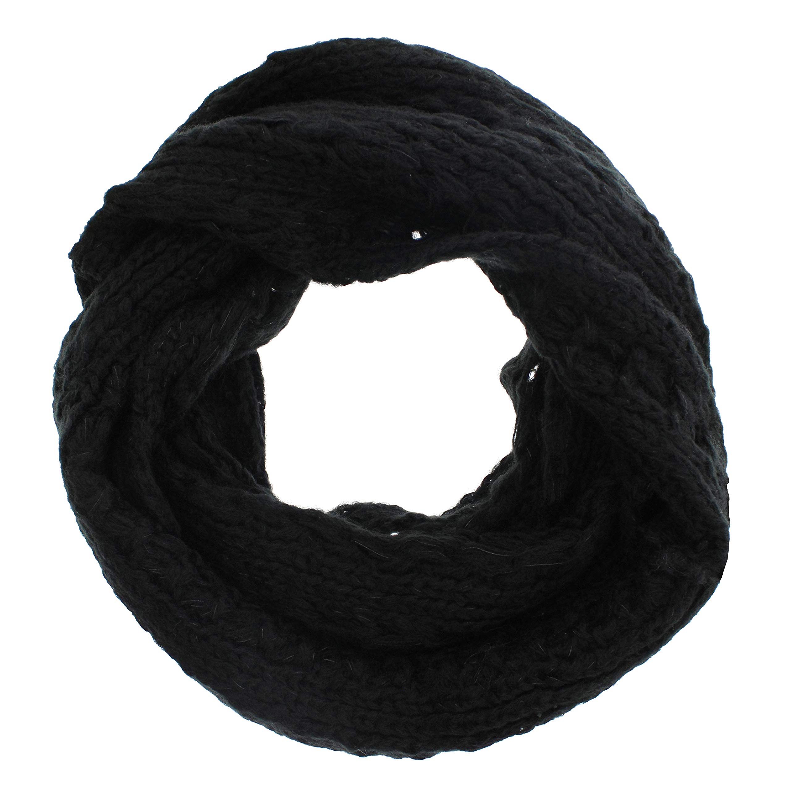 Zac's Alter Ego Warm Cable Knit Womens Loop Scarf/Snood/Cowl