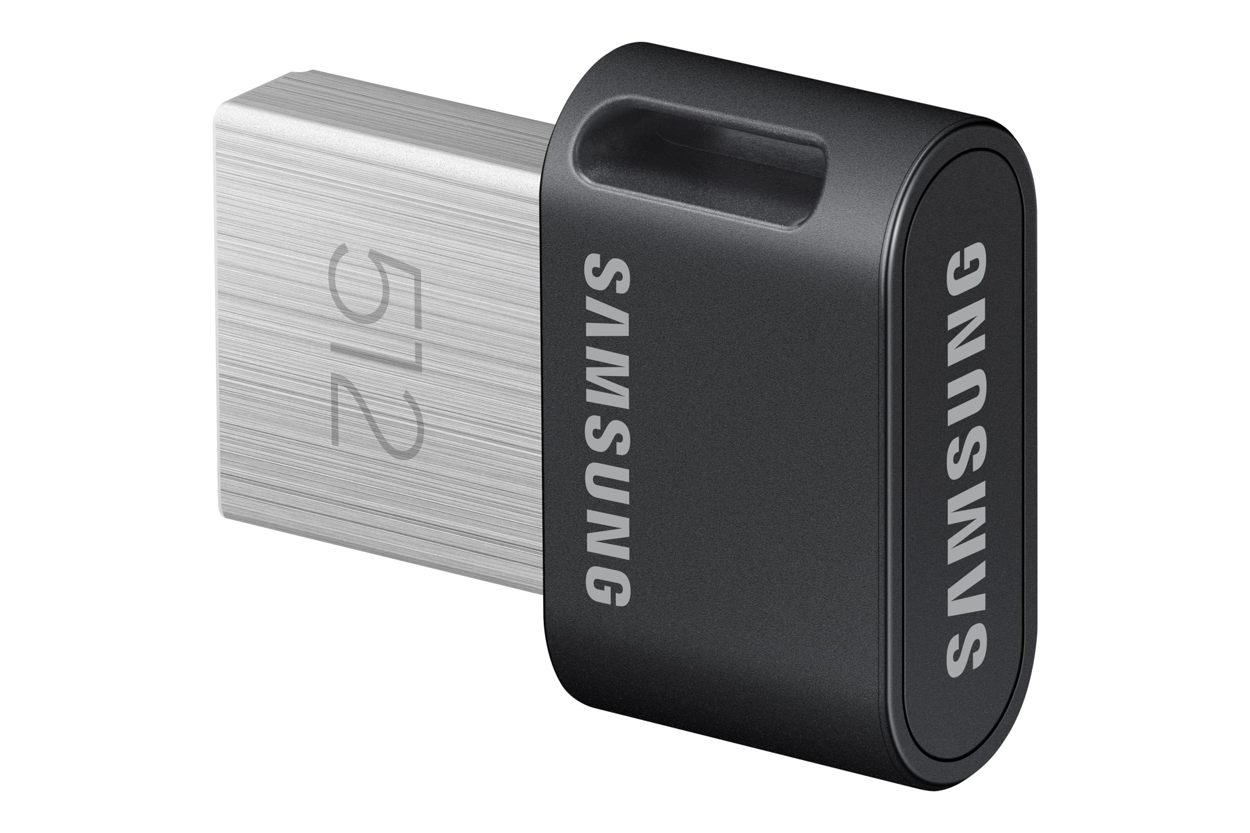 Samsung Clé USB FIT Plus, USB 3.2 Gen 1, 512 Go, 400 Mo/s en lecture, Compacte avec porte-clés, Couleur Grise, MUF-512AB/APC