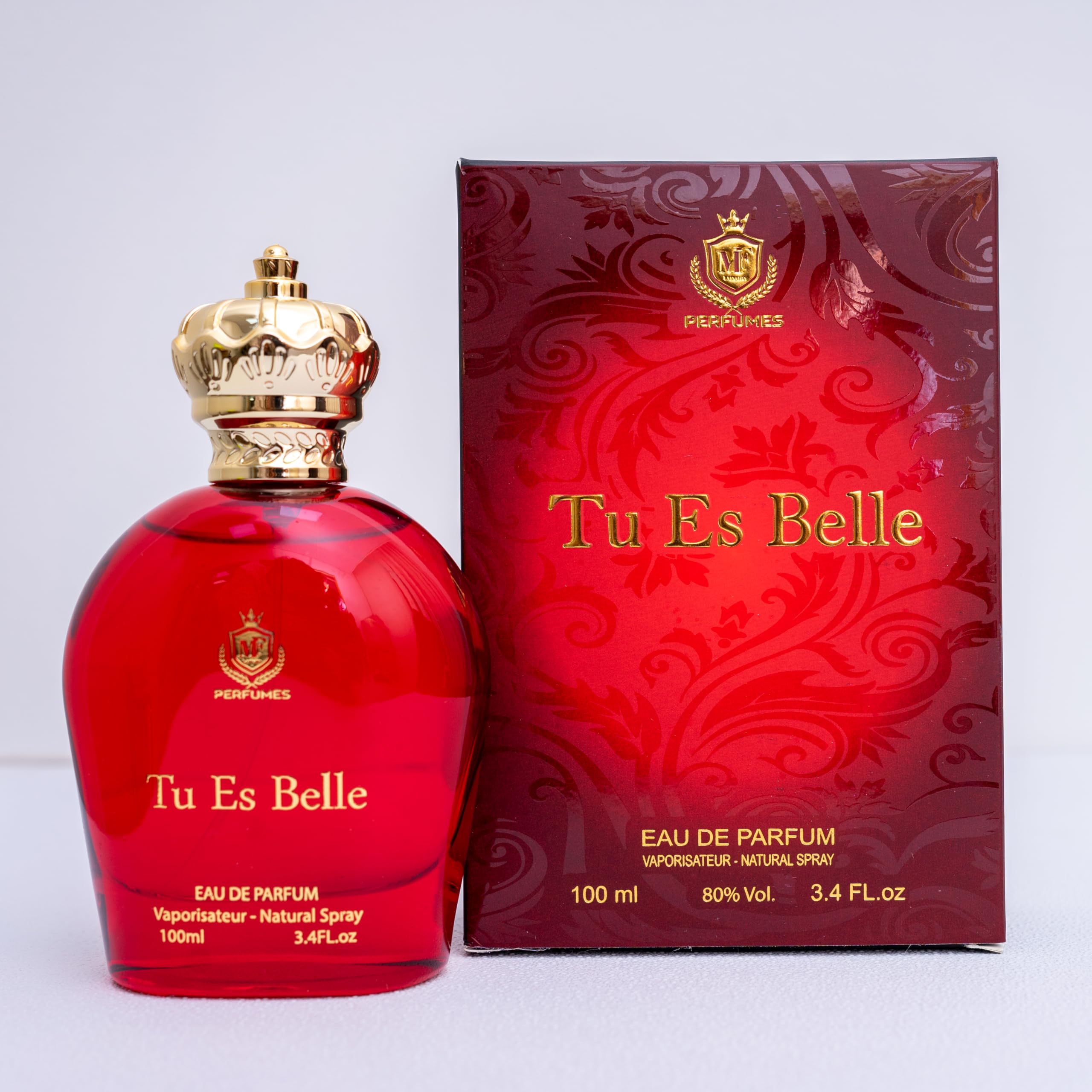 MF LUXURY PERFUMES Tu Es Belle Eau de Parfum, 100 ml, 80% Vol., 3.4 Fl. Oz.