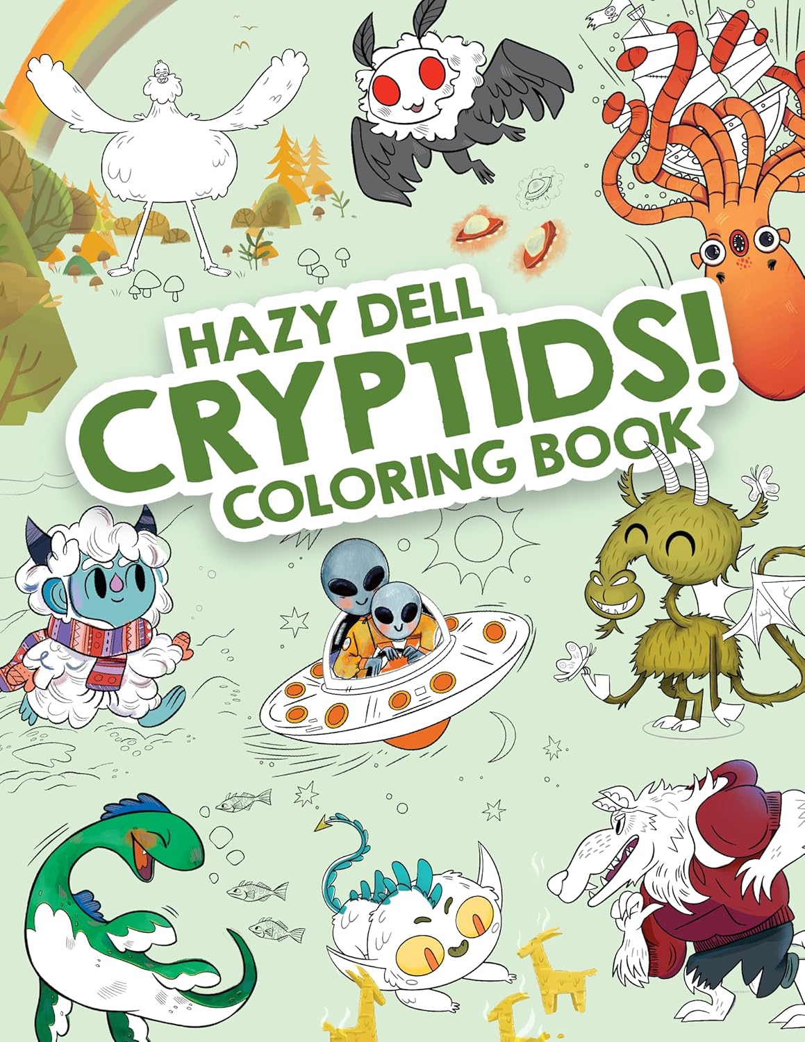 Hazy Dell Cryptids! (Hazy Dell Coloring Books, 1)