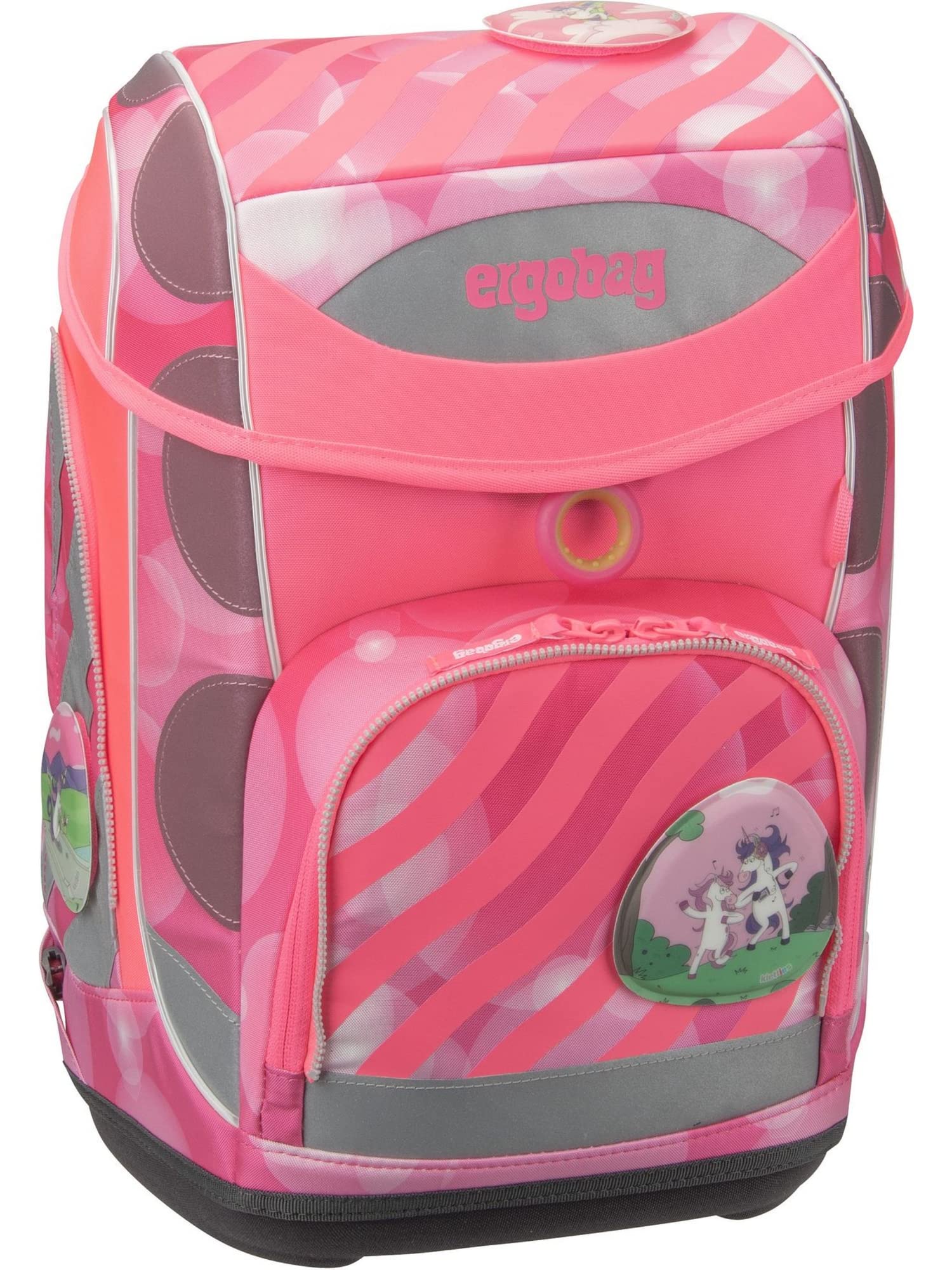 Ergobag Cubo Schulranzen-Set 5tlg KuntBärbuntes Einhorn