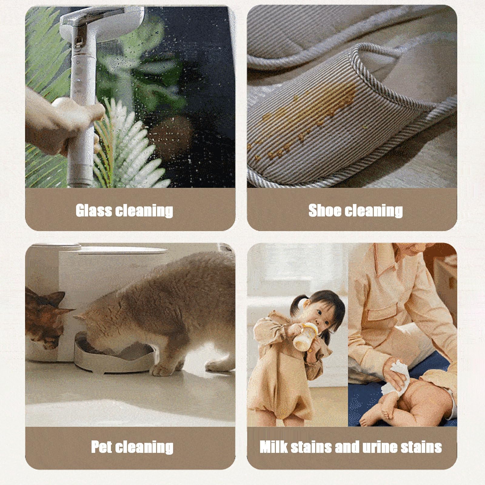 NYANS Limpiador De Manchas a Vapor Portátil para Alfombras, Máquina De Limpieza De Telas a Vapor, Tanque De Agua De Gran Capacidad, Calentamiento Rápido, para Muebles, Mascotas, Asientos De Coche