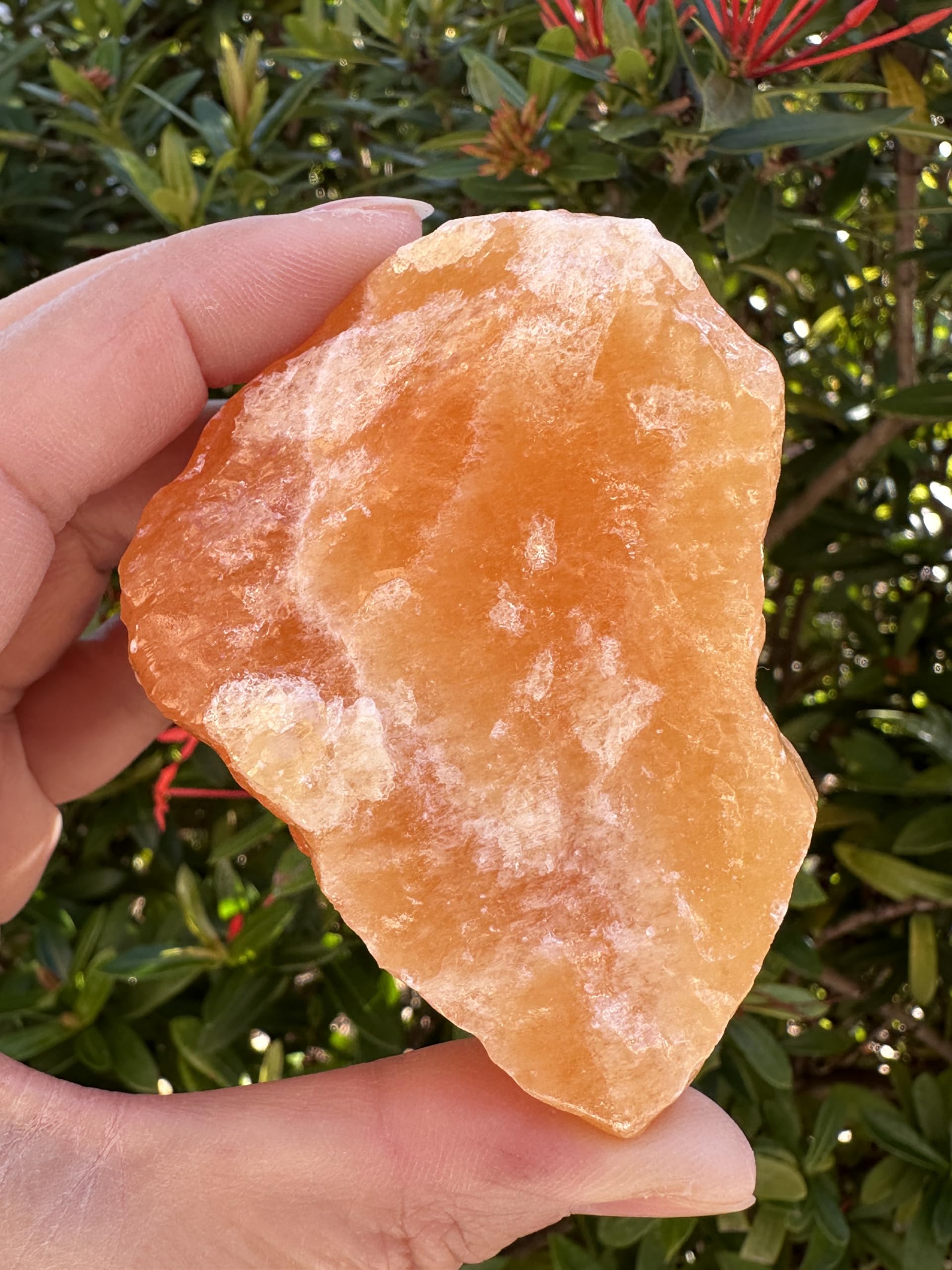 Amazon.com: GAF TREASURES Extra Large Orange Calcite Rough Natural