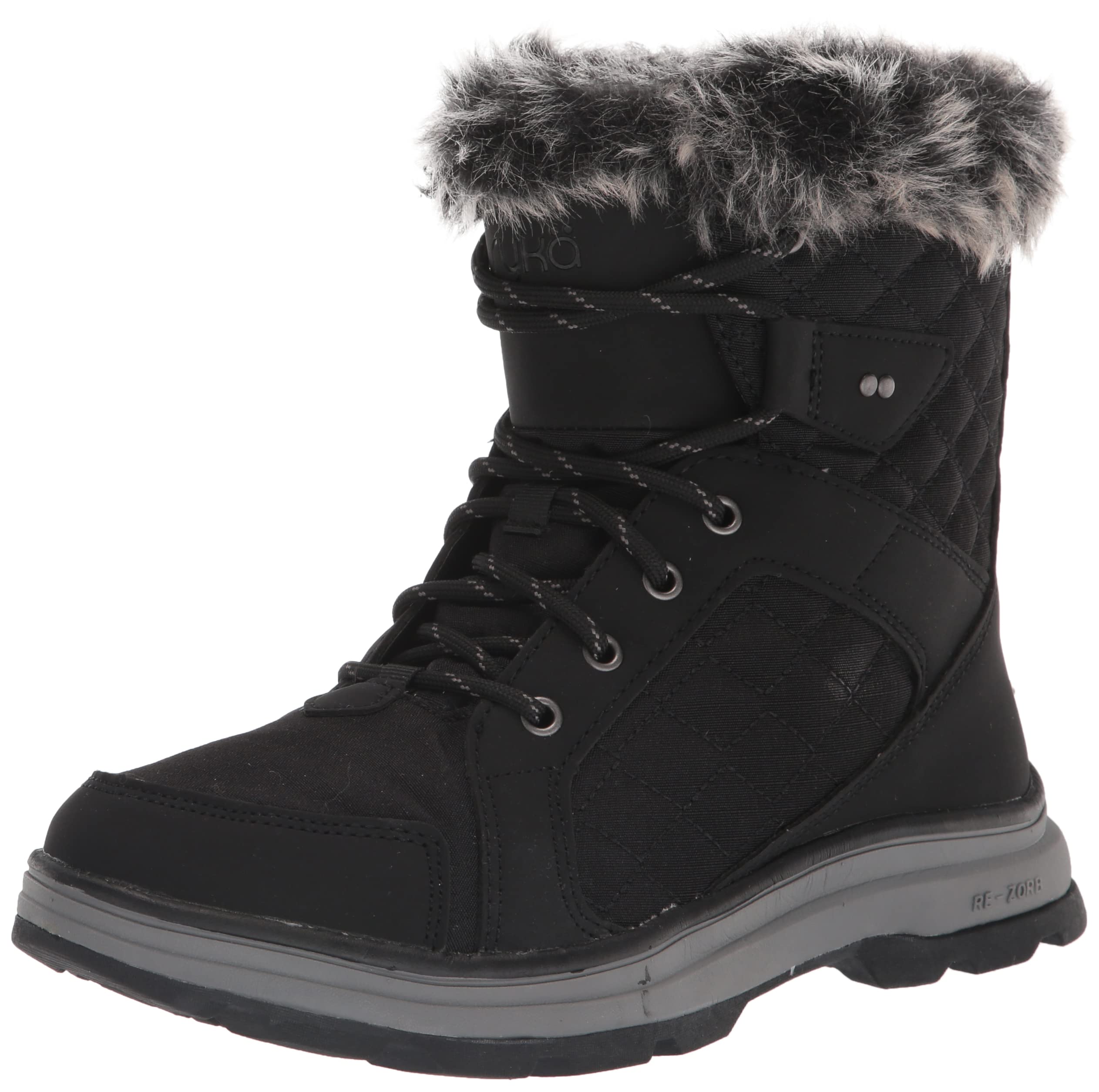 Ryka Women's Brisk Ankle Boot, Black, 6