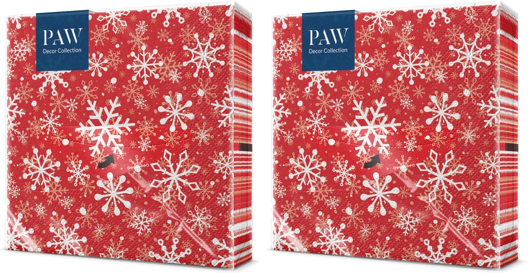 PAW - Servilletas de Papel 3 Capas (33 x 33 cm) | 20 Unidades | Servilletas de Navidad con motivos invernales y navideños | Ideales para la mesa festiva | Color: Christmas Atmosphere — view 9