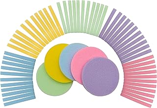 Facial Sponge Compressed 60 Counts Face Sponge Pads Exfoliating Spa Sponges for Facial Cleansing PVA Professional Face Cle...