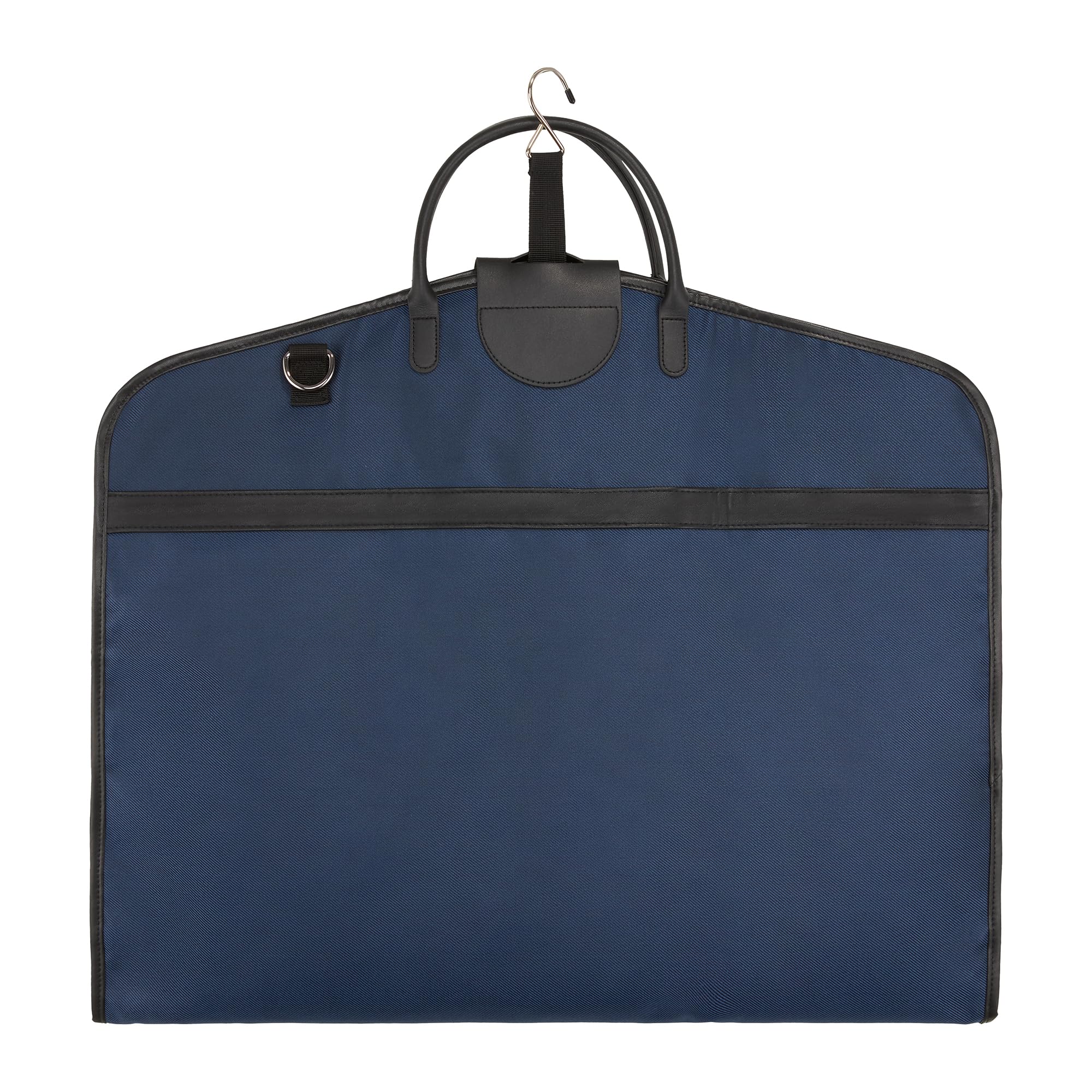 Funda para Traje 40" (Ligera) - Elegante Traje 1-2 con Bandolera - Funda para Ropa de Hombre y Mujer - Plegable - no Arruga la Ropa. Niles Azul Marino