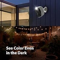 Vista 3 de Zmodo Outdoor Wireless Security Camera -Wire-Free, Rechargeable, Battery Powered Indoor Camera 100-degree view,Night Vision, Motion Detection,2-Way