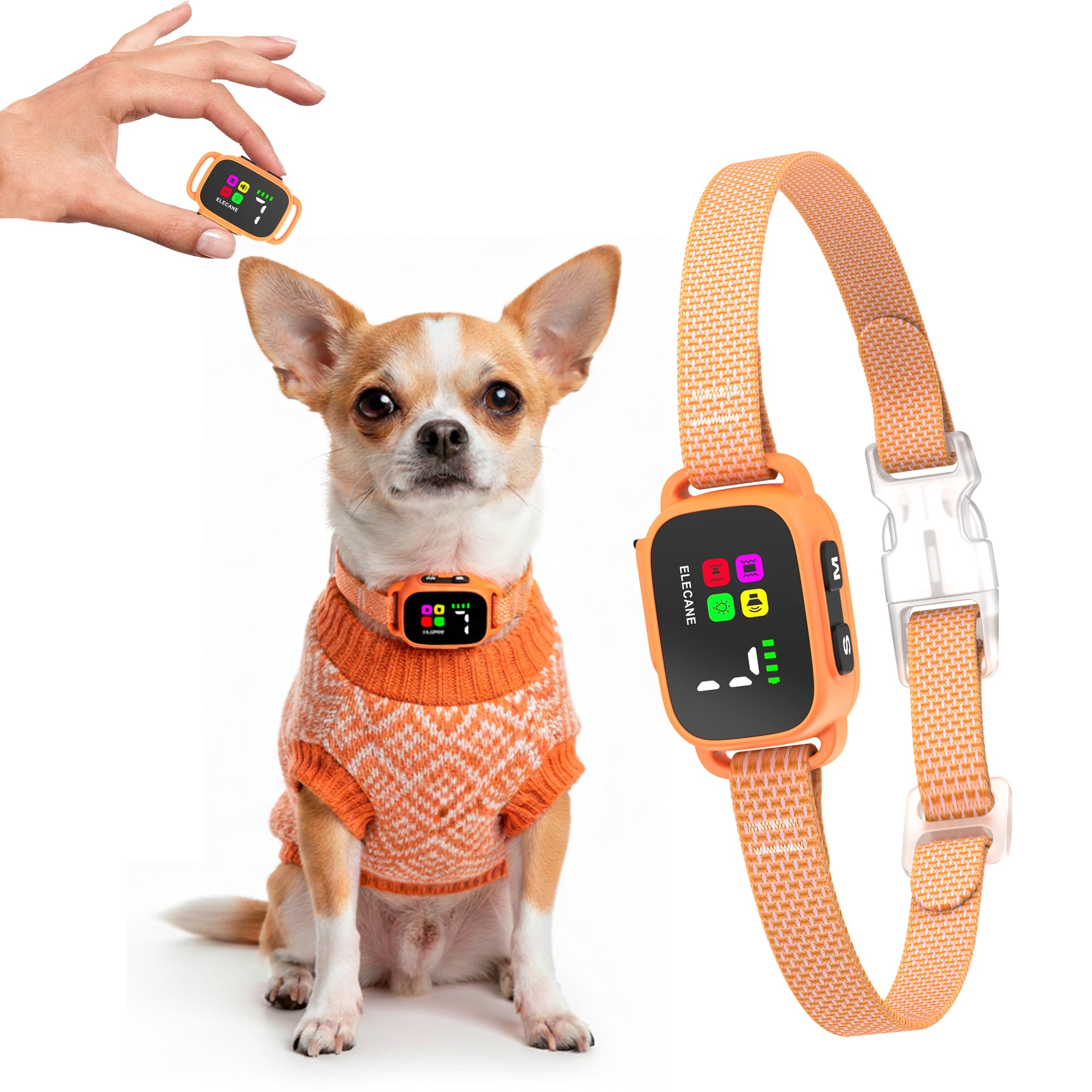 ELECANE Tiny Bark Collar