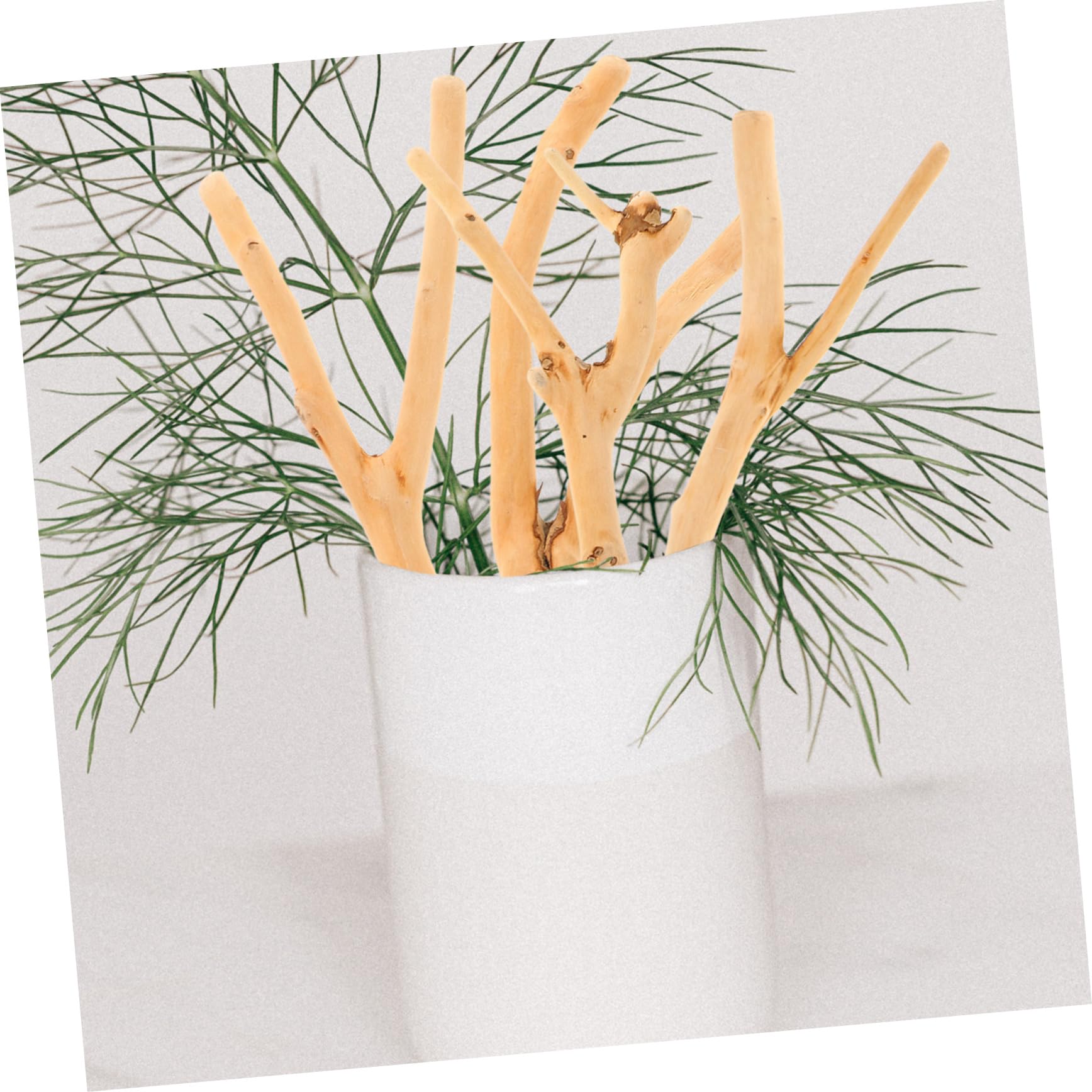 GRIRIW 1bag Natural Wood Log Sticks for DIY Crafts Lightweight Twigs for Decoration Floral Arrangements Creative Projects Ample Supply of Versatile Wooden Craft Sticks