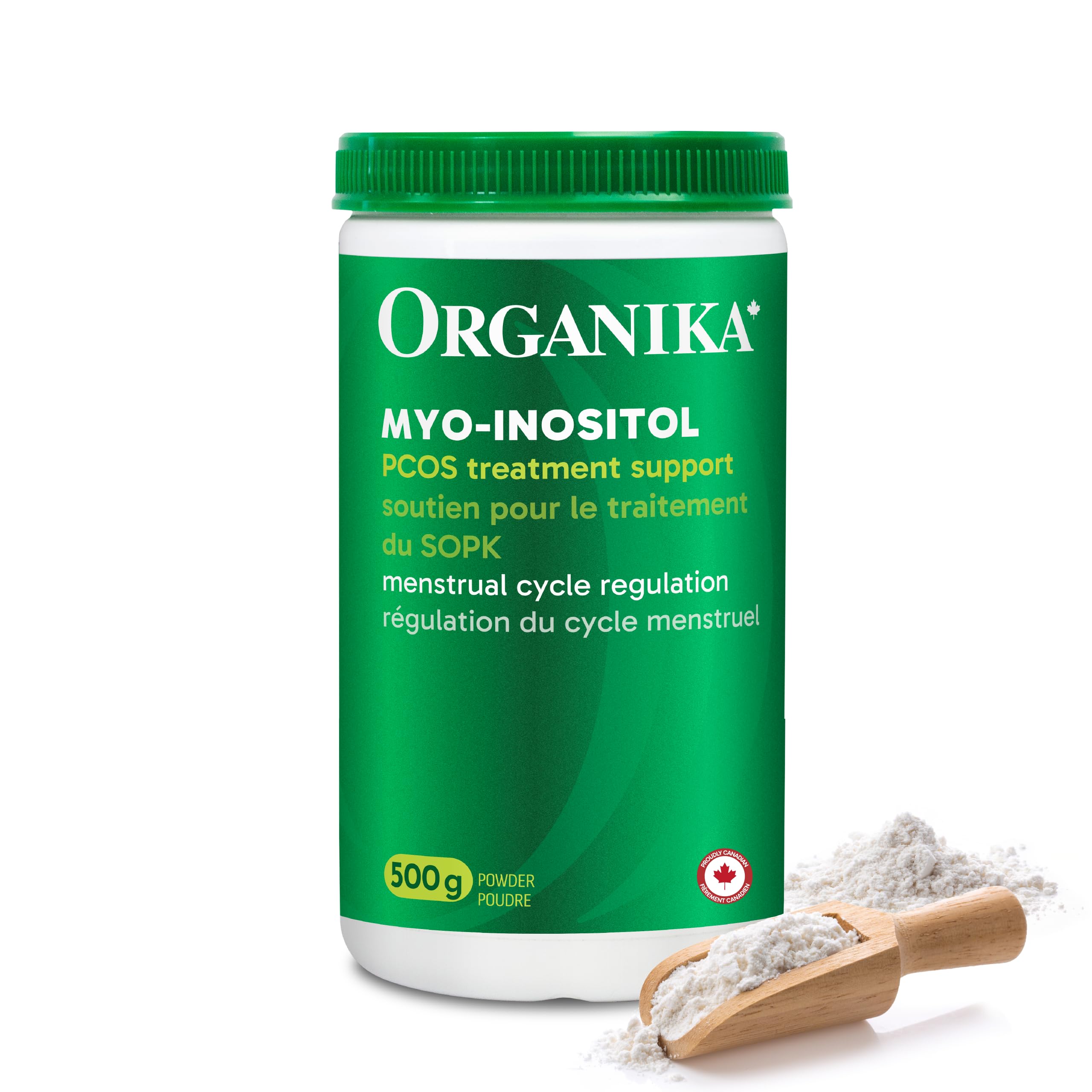 Organika Canadian-Made Inositol (Myo-Inositol)- Cellular Response, Mood Balance, Insulin Support- 500g