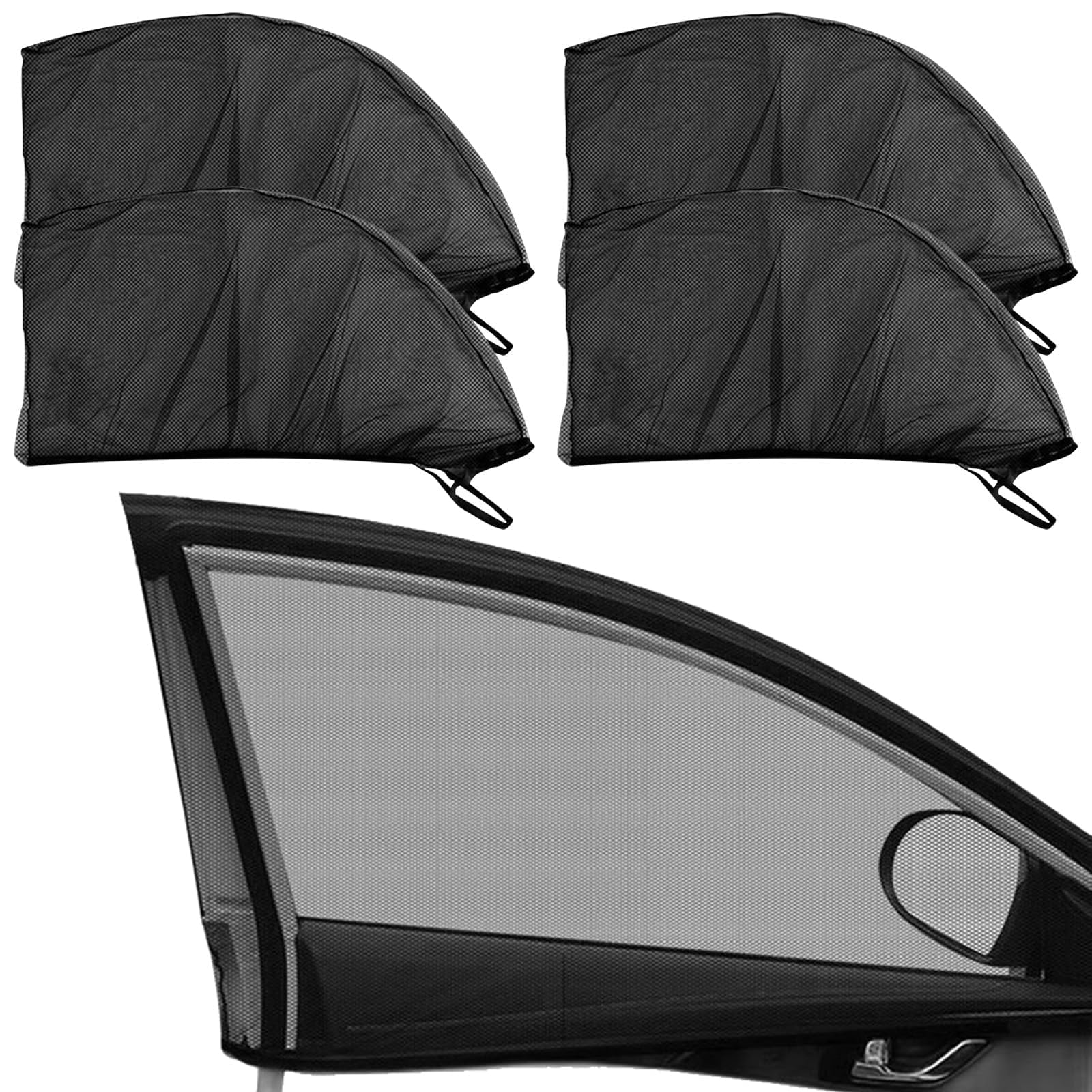 XXMMHTFD Car Window Sun Shades for Opel Omega (Combi) (1994-2004), Custom Fit Side Door Mesh Blinds, Snap-In UV Heat Insulation Privacy Protector Set