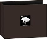 Pioneer 12-Inch by 12-Inch Fabric 3-Ring Binder Album with Window, Blue