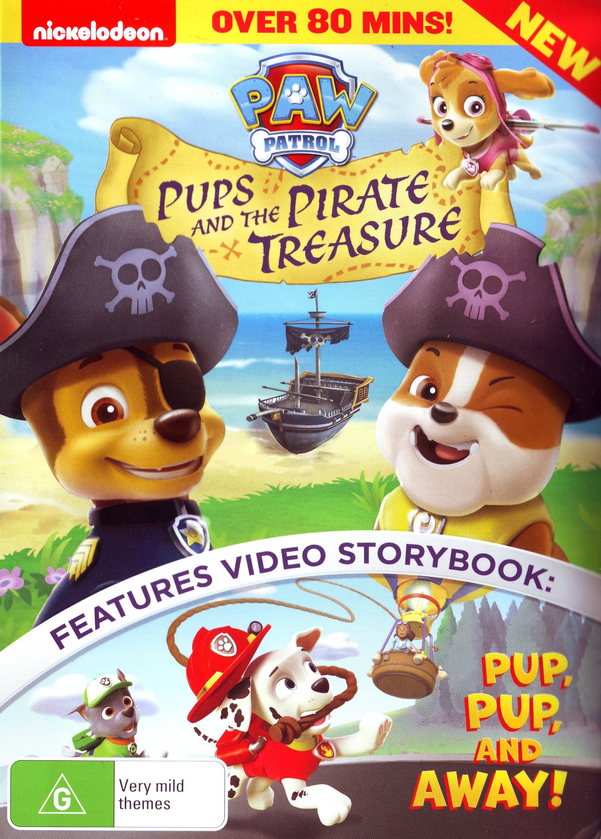 Paw Patrol DVD Pups Pirate Treasure serie infantil animada edicion coleccionista