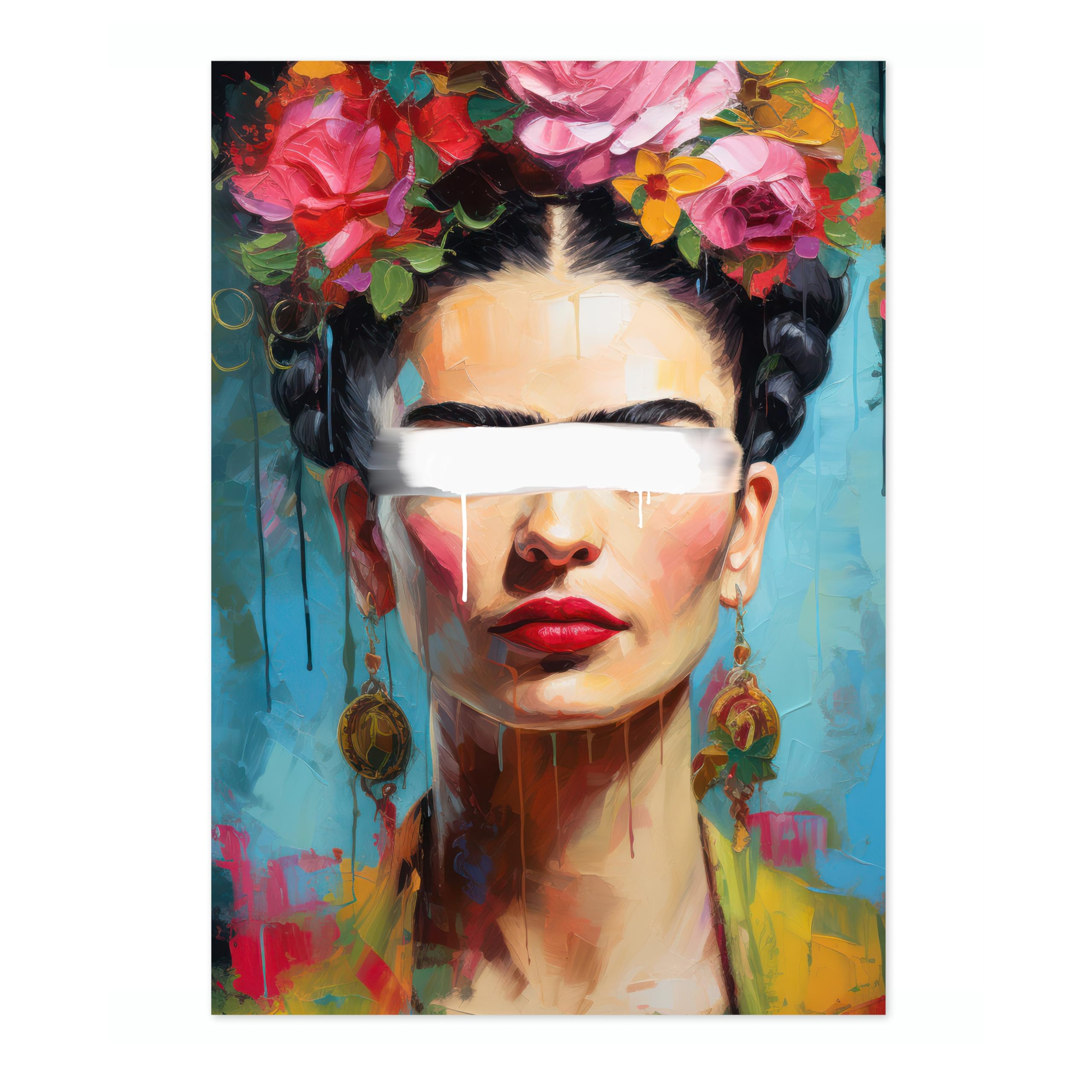 Frida by Frida Kahlo Poster, Classic Art Painting Print, Art Exhibition Neutral Wall Art, Vintage Minimalist Home Decor Picture, A3 (Print Only) - 42x29.7cm