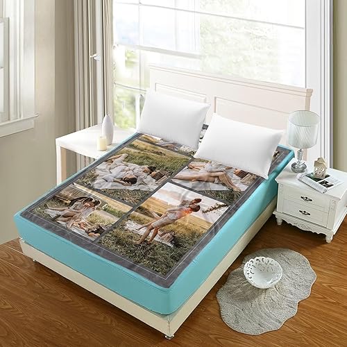 Miniatura 7 de Manta personalizada con imagen, manta con foto personalizada, regalos personalizados para adultos y niños (forro polar, 40 x 60 pulgadas)