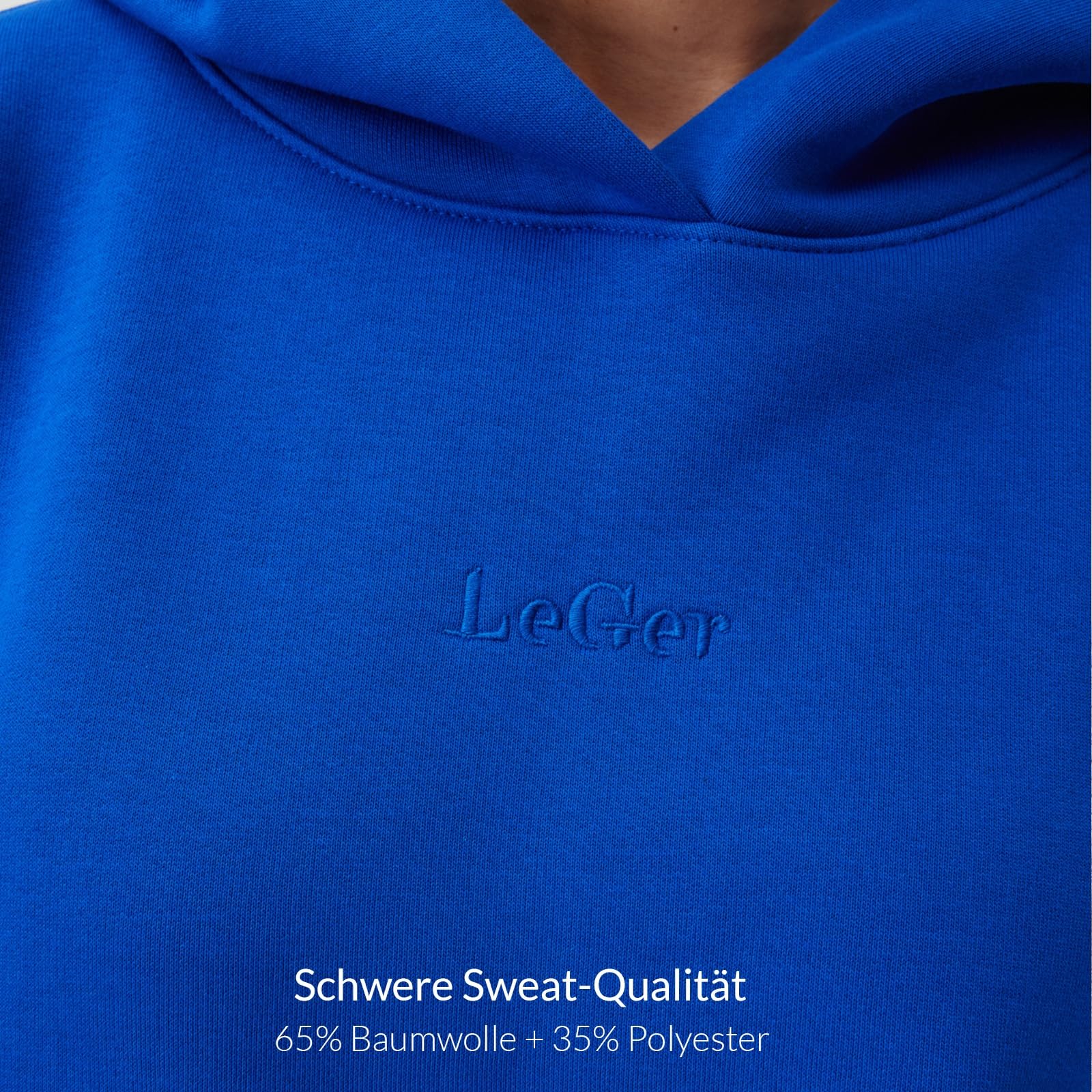 LeGer Abby Hoodie - Pullover Damen mit Kapuze - Oversized-Passform - Sweater aus Baumwolle - Mode für Damen - by Lena Gercke - Gr. 34-44