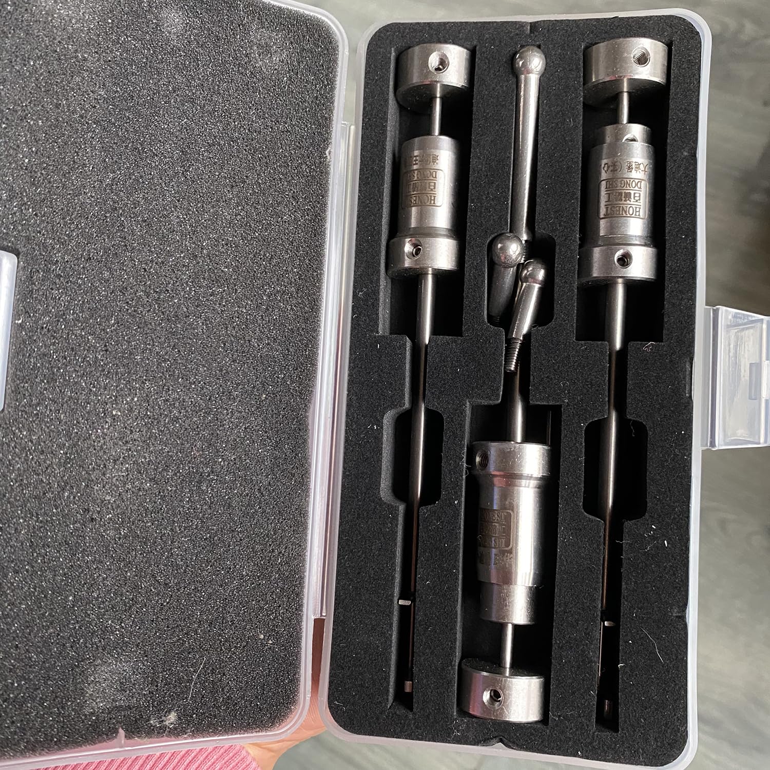 Rlokk Silver 3-Piece Safe Flagpole Blade Lock Pick Tool Set, Fast Opener, Professional Locksmith Safe Lock Picking Tool Fast Picker Tool