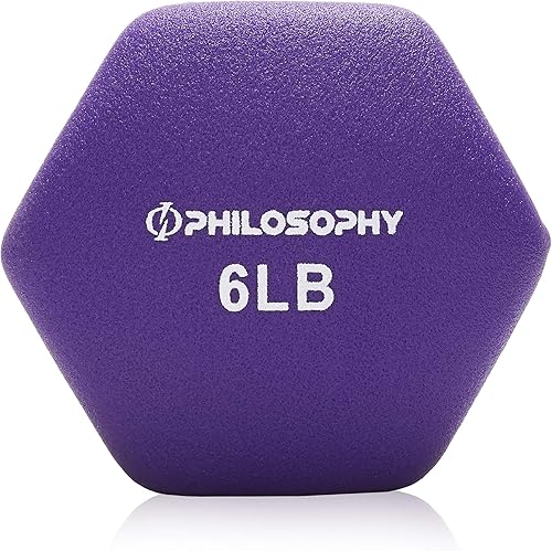 Miniatura 3 de Philosophy Gym Juego de 2 mancuernas de neopreno con forma hexagonal