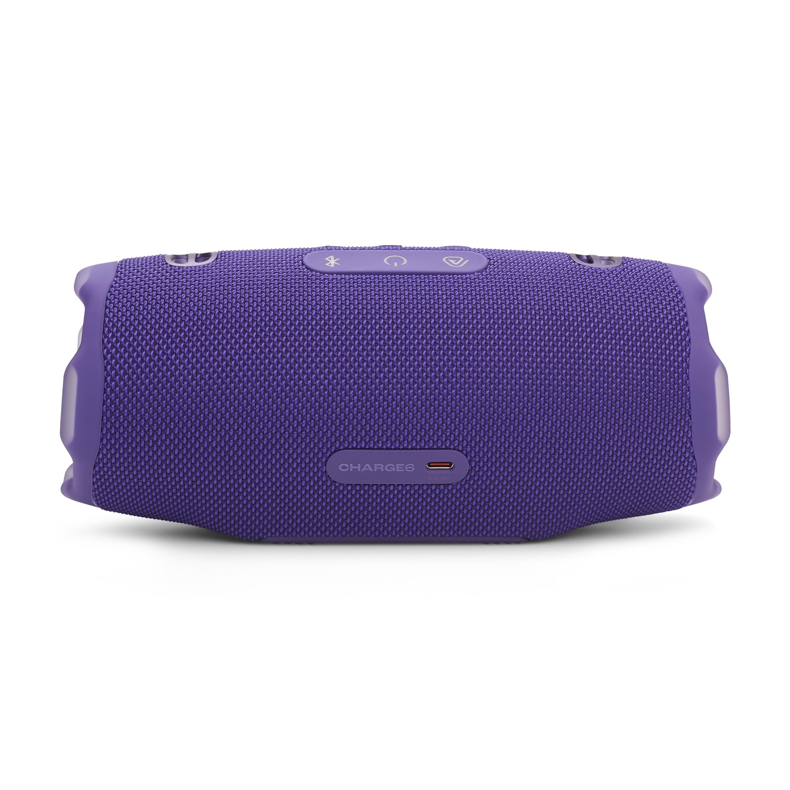 JBL Charge 6 - Portable Waterproof & Drop-Proof Bluetooth Speaker, Bold Pro Sound with AI Sound Boost, 28Hrs of Playtime, Built-in powerbank & Comes with a Sturdy/Removable Carrying Strap (Purple)