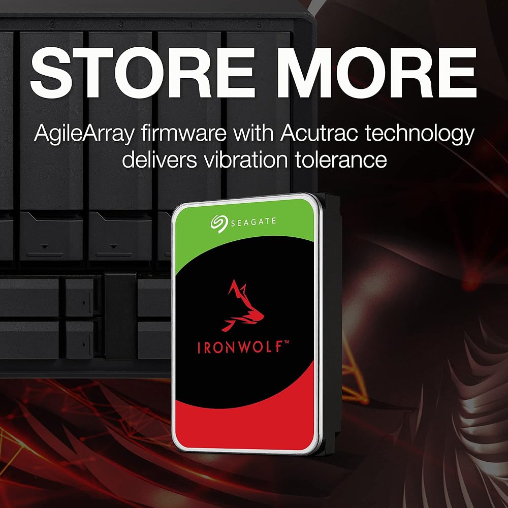 Seagate Iron Wolf Multimedia 6TB 3.5" Internal Hard Drive with 7200 RPM & 256MB Cache thumbnail 5