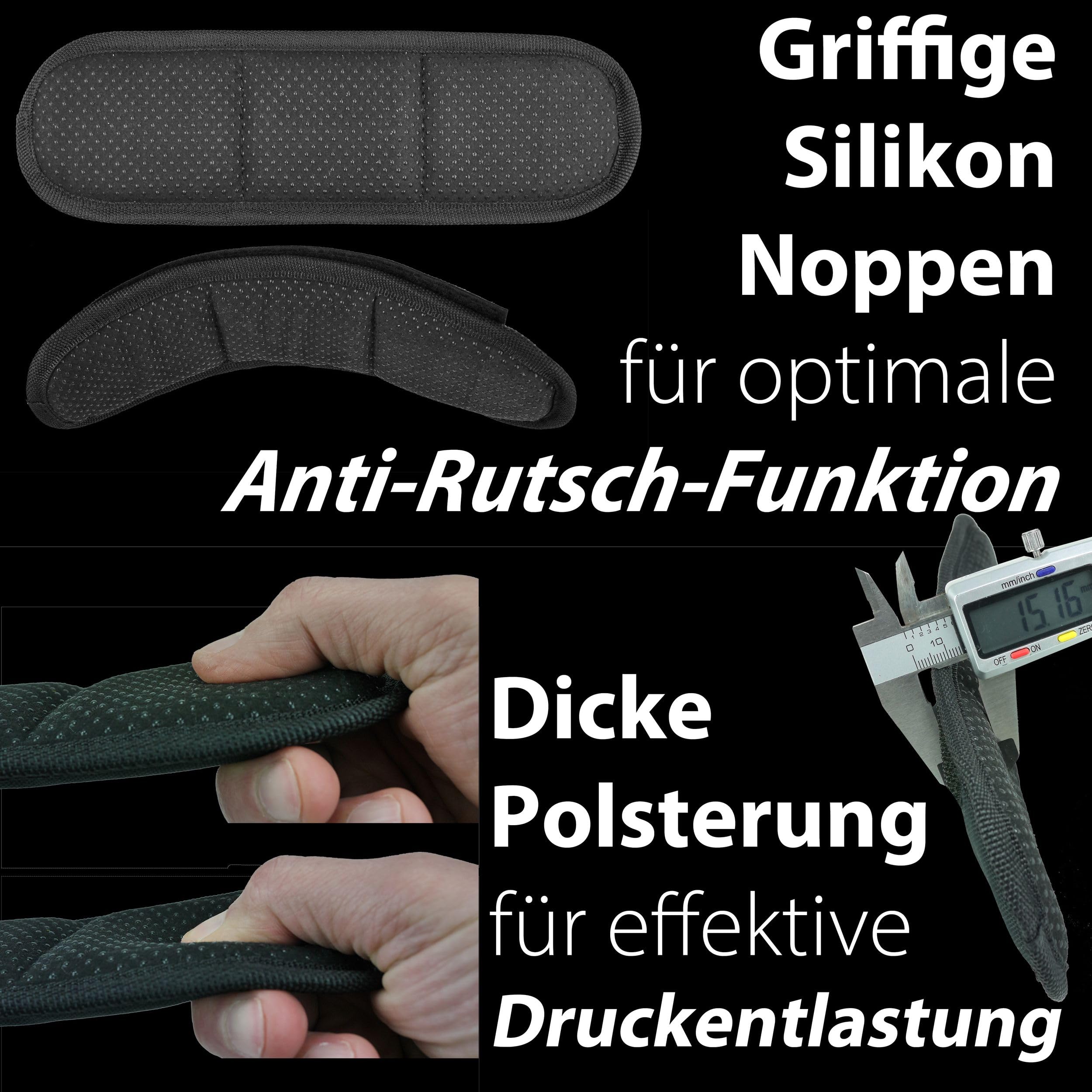 Tragegurt Babyschale mit Fidlock Magnetverschluss und Anti-Rutsch-Schulterpolster, bis zu 60 kg belastbar