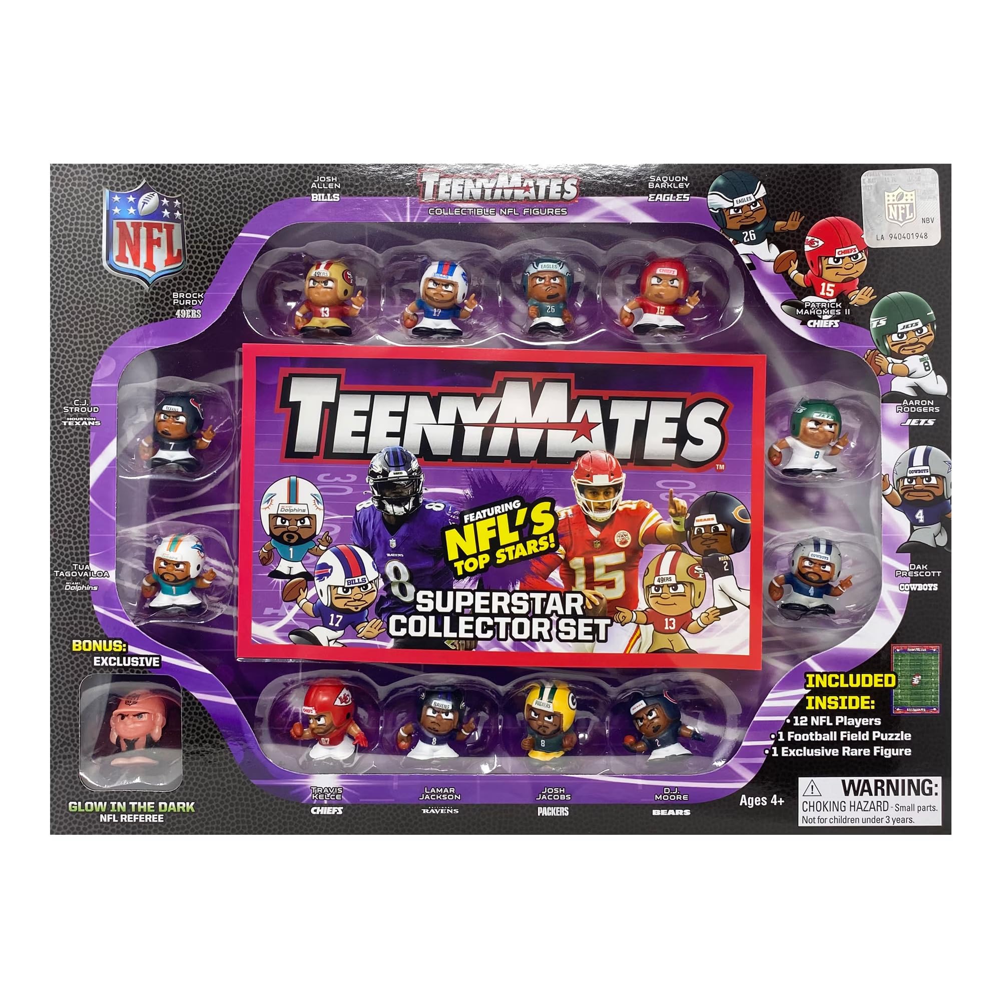 Teenymates Party Animal NFL 2025 Superstar Collectors Gift Set