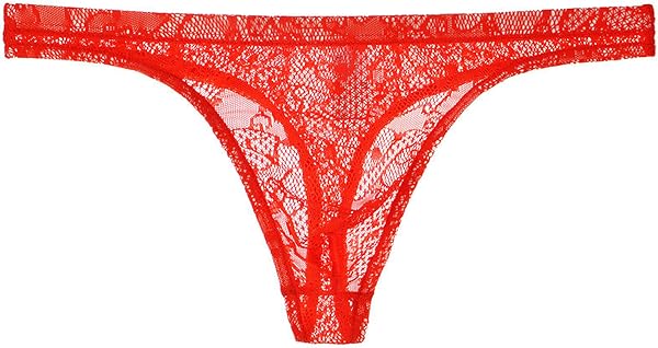 Yomie Culotte Ultra-Fine pour Hommes en Dentelle Transparente Douce Sexy String - 5