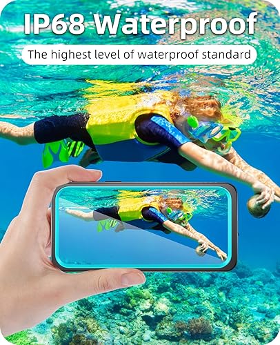 Miniatura 10 de WIFORT Funda impermeable compatible con iPhone 11 Pro Max, protector de pantalla integrado, resistente al agua, protección contra caídas, duro, a