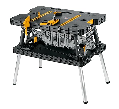 JCB Tools Portable Workstation with Max Weight Holding Cap of 453 kgs. Complete with two 12