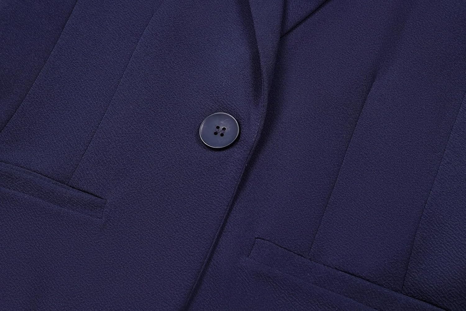 MINTLIMIT Women's Casual Blazer 3/4 Ruched Sleeve Open Front Button Work Office Blazer Jackets with Pockets - Image 5