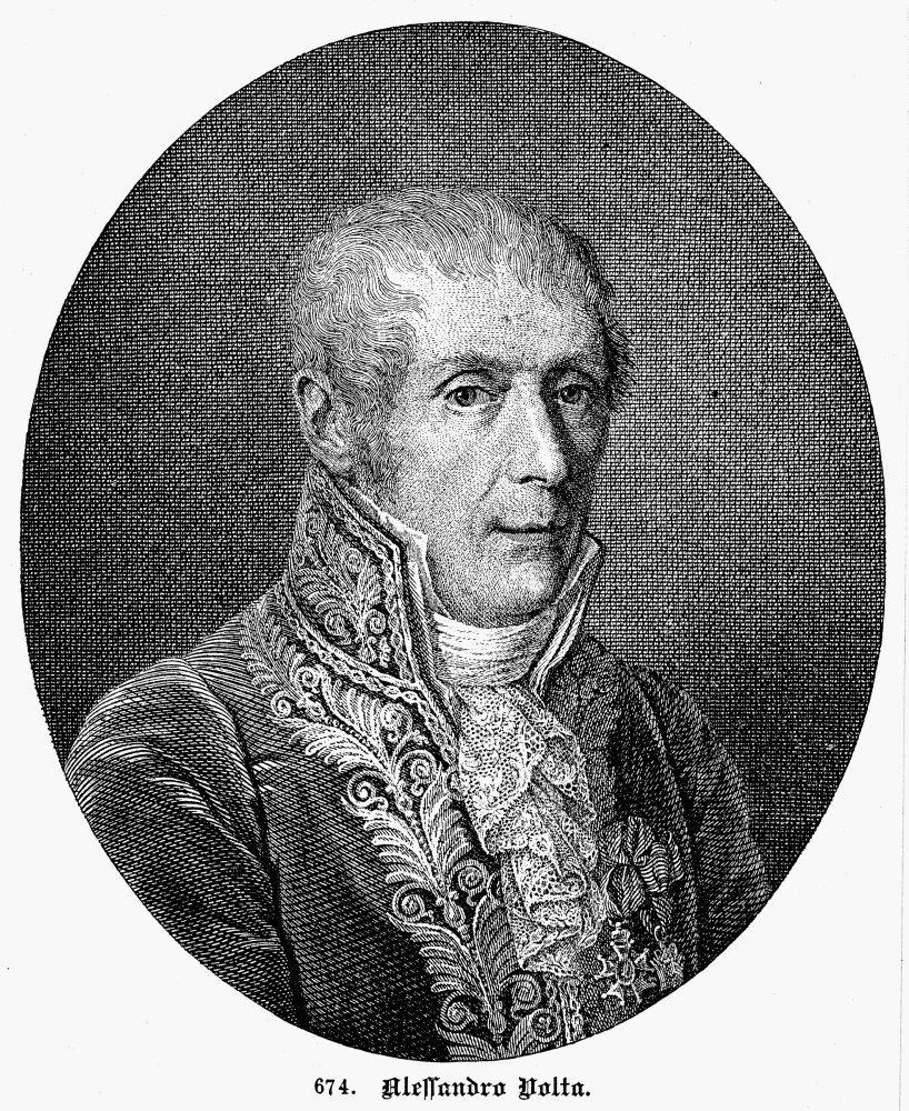 Amazon.com: Count Alessandro Volta N(1745-1827) Italian Physicist Line  Engraving Early 19Th Century By Giovita Garavaglia Poster Print by (18 x  24): Posters & Prints