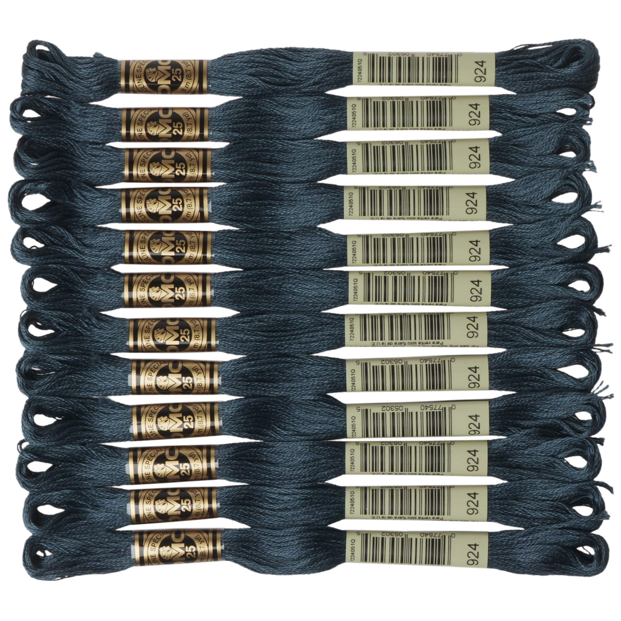 DMC 6-Strand Embroidery Cotton Floss, Very Dark Grey Green