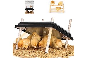 Brooder Heating Plate for Chicks Adjustable: Power-Saving Energy-Efficient Electric Coop Heater for...
