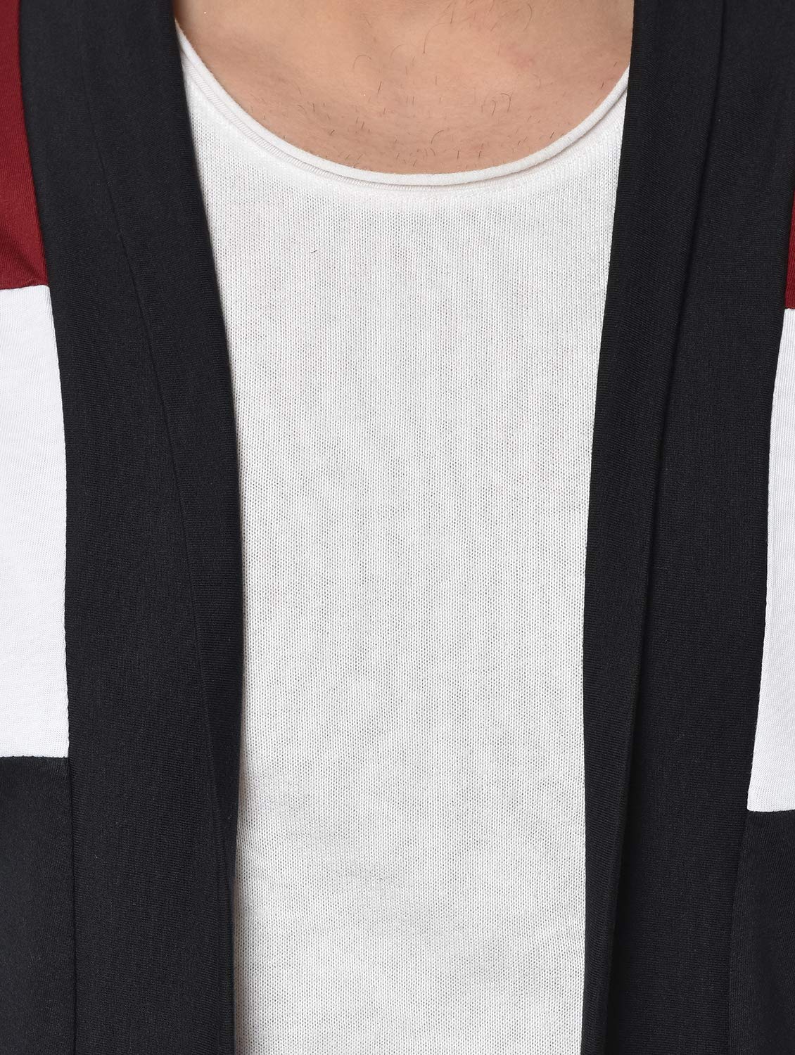 Glito Men's Cotton Collared Neck Cardigan (GSC-01_Multicolour_S) - Image 4 thumbnail