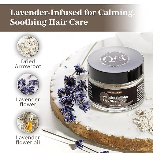 Miniatura 5 de Champú seco en polvo de lavanda de Qet Botanicals