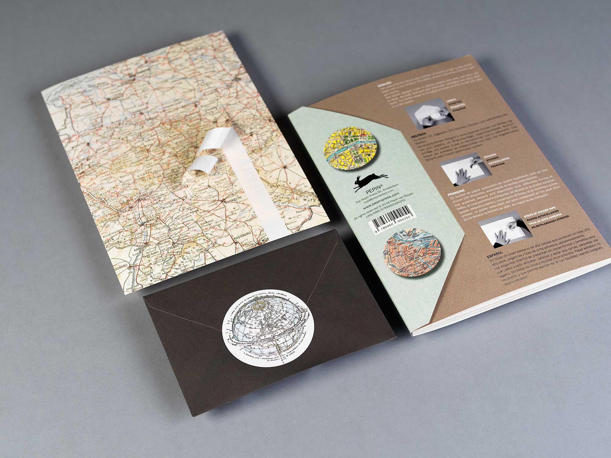 Historical Maps: Label & Sticker Book