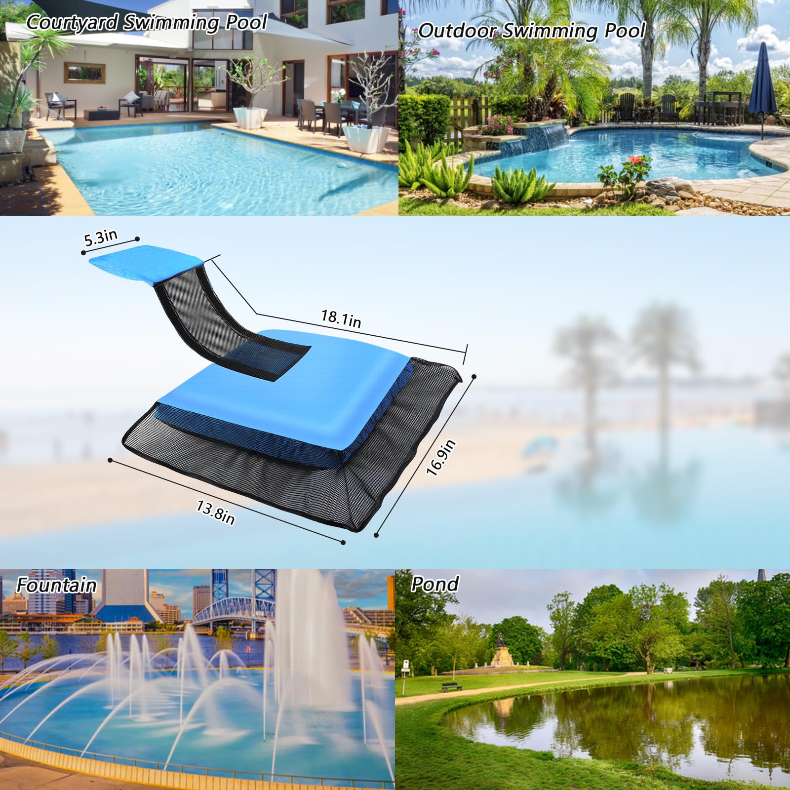 Rampe de Sauvetage d'Évacuation pour Animaux de Piscine, Sauveur de Grenouilles pour Animaux de Piscine, Sauvetage pour Grenouilles, Crapauds, Lézards, Canards, Serpents, Écureuils, Tamias