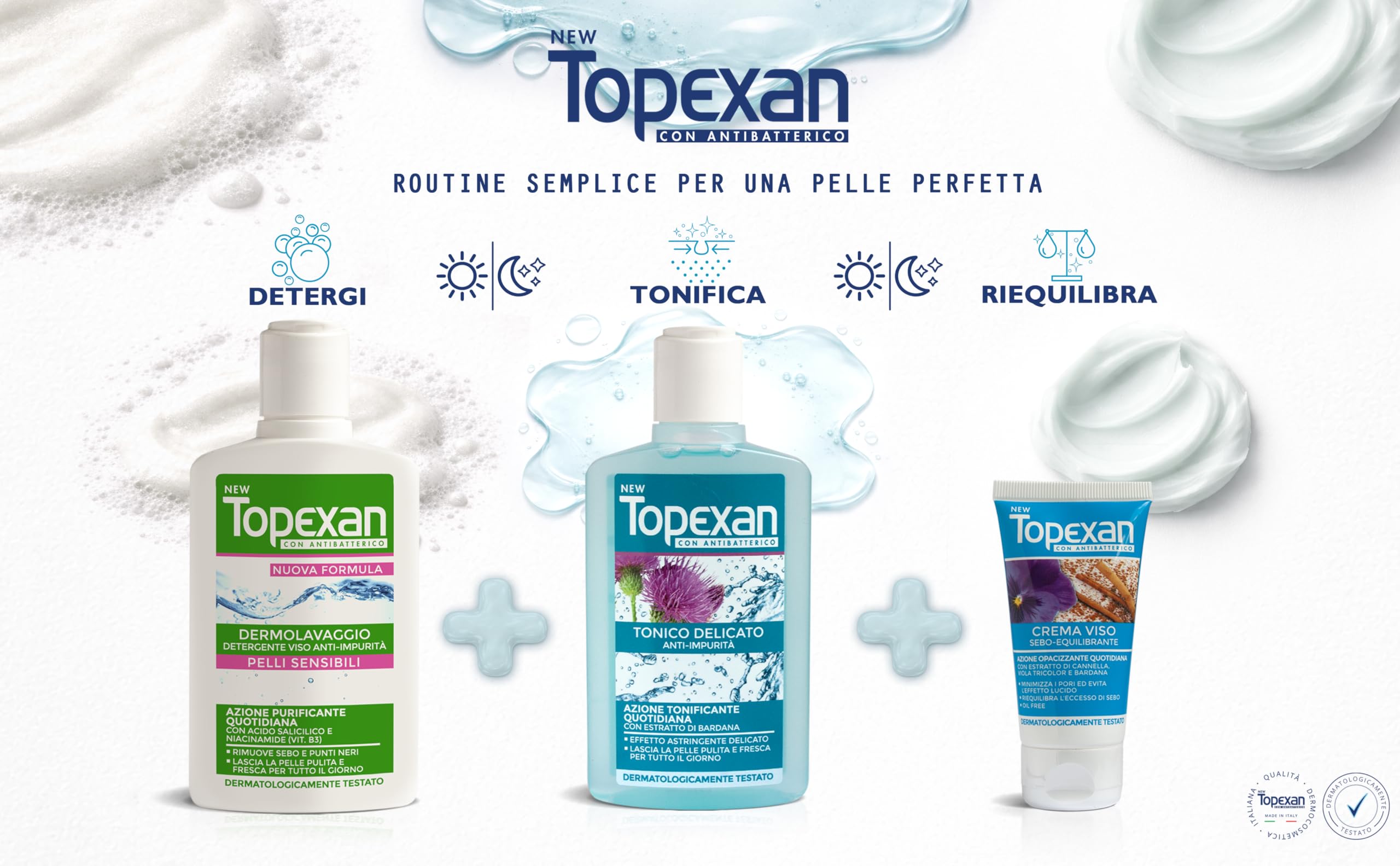 NewTopexan Dermolavaggio Anti-impurtà Pelli Sensibili