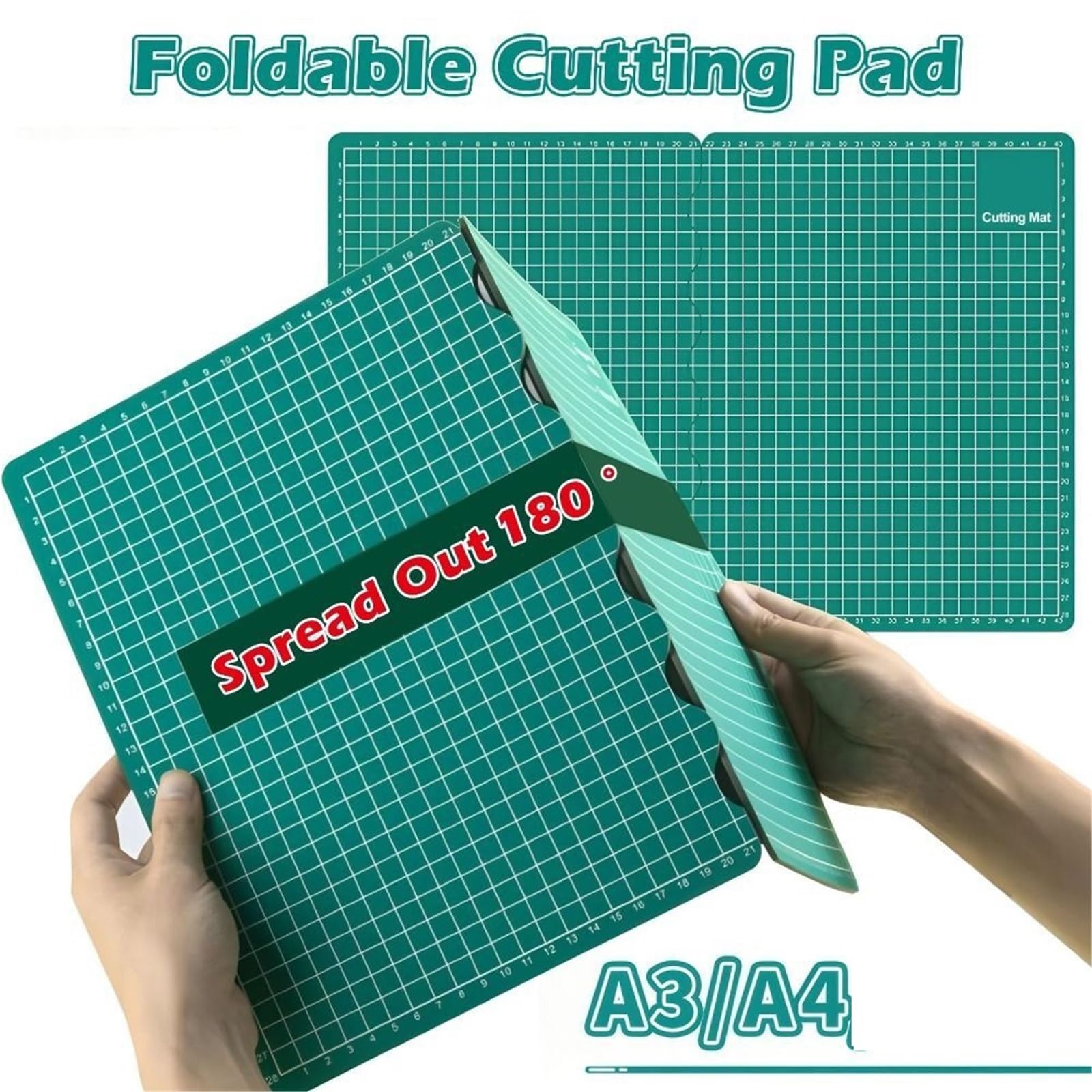 Tapis Decoupe Tampon de découpe multifonctionnel pliable en PVC, 1 pièce
