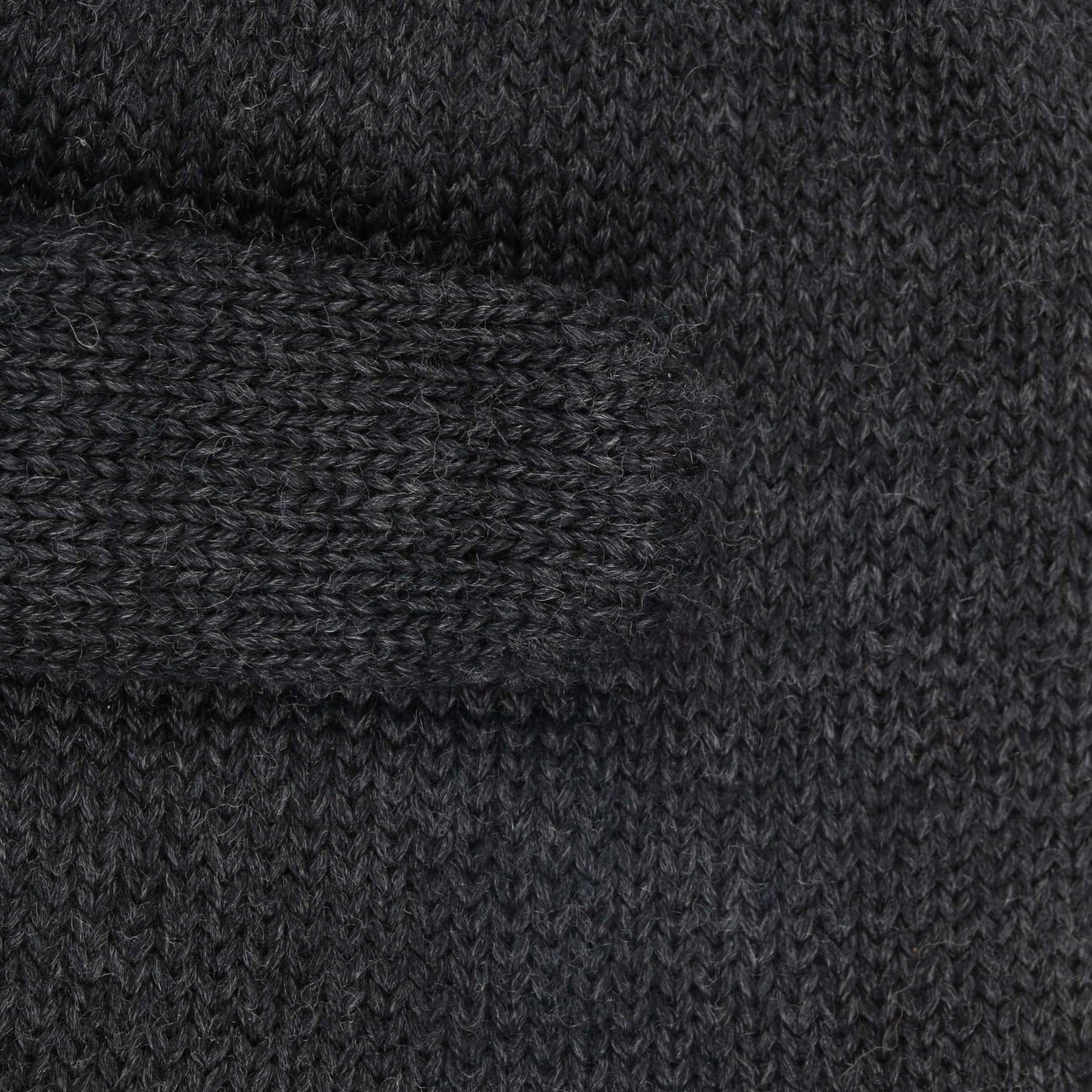 Lierys Guantes de punto con dedos merino unicolor Hecho en Italia Hombre Otono Invierno