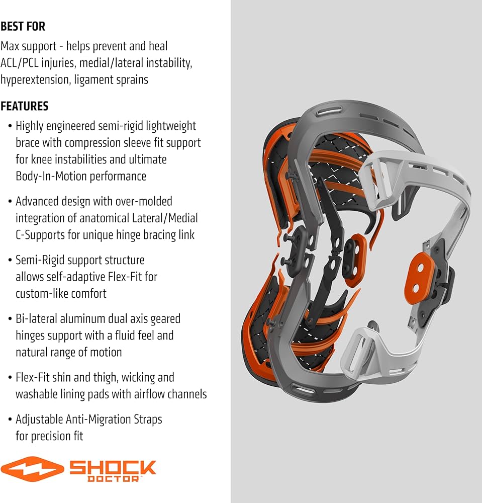 T*a様 【未使用】Bio-Logix ニーパッド ブラック レベル3+ Amazon.co.jp: Shock Doctor Bio-Logix ニーブレース ブラック XL