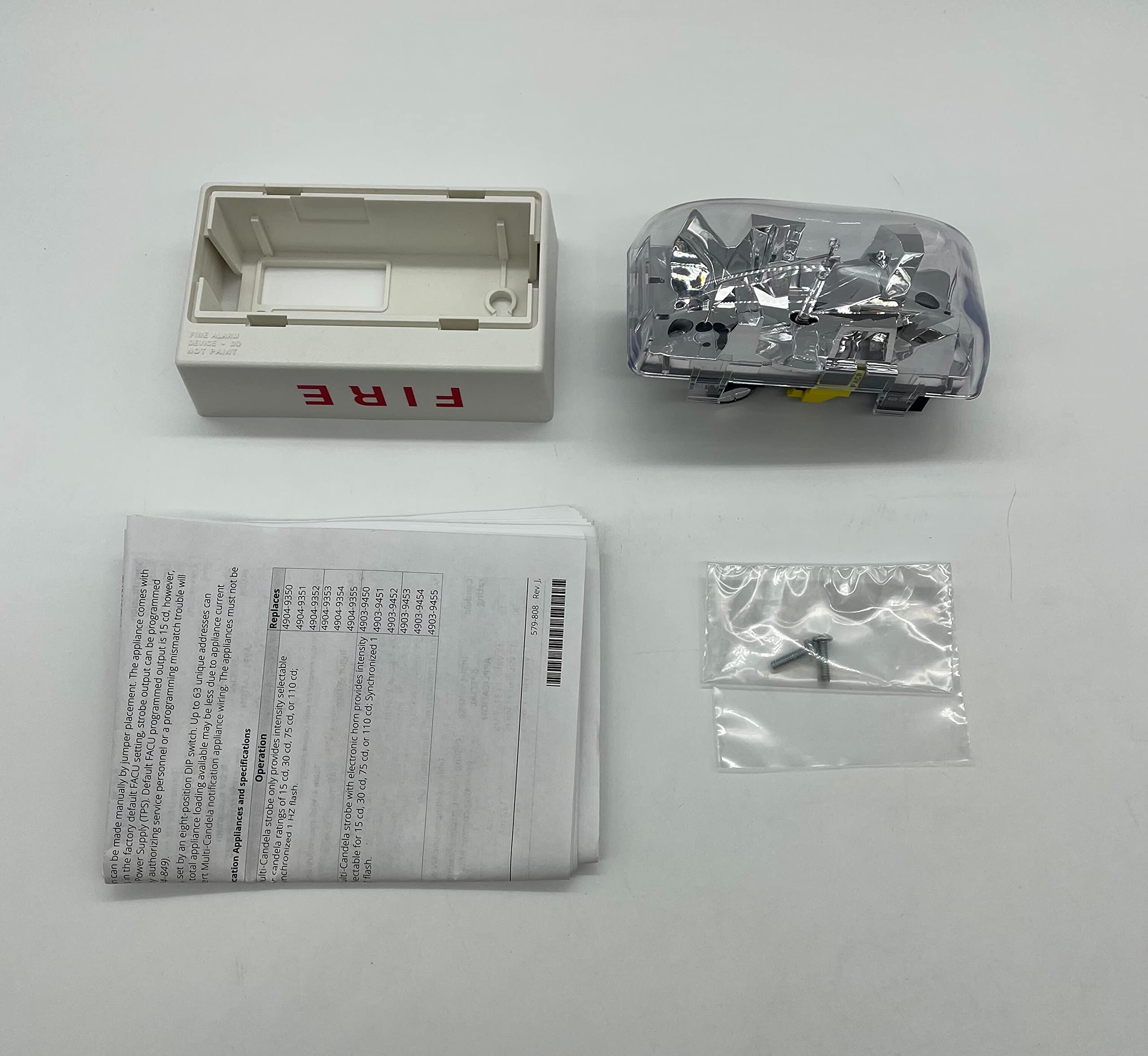 SIMPLEX 4906-9204 - V/O Addressable Multi-Candela Ceiling MT