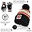 Ultra Game NFL Official Adults Unisex Super Soft Winter Beanie Knit Hat with Extra Warm Touch Screen Gloves, Cincinnati Bengals, Team Color 1, 1SIZE