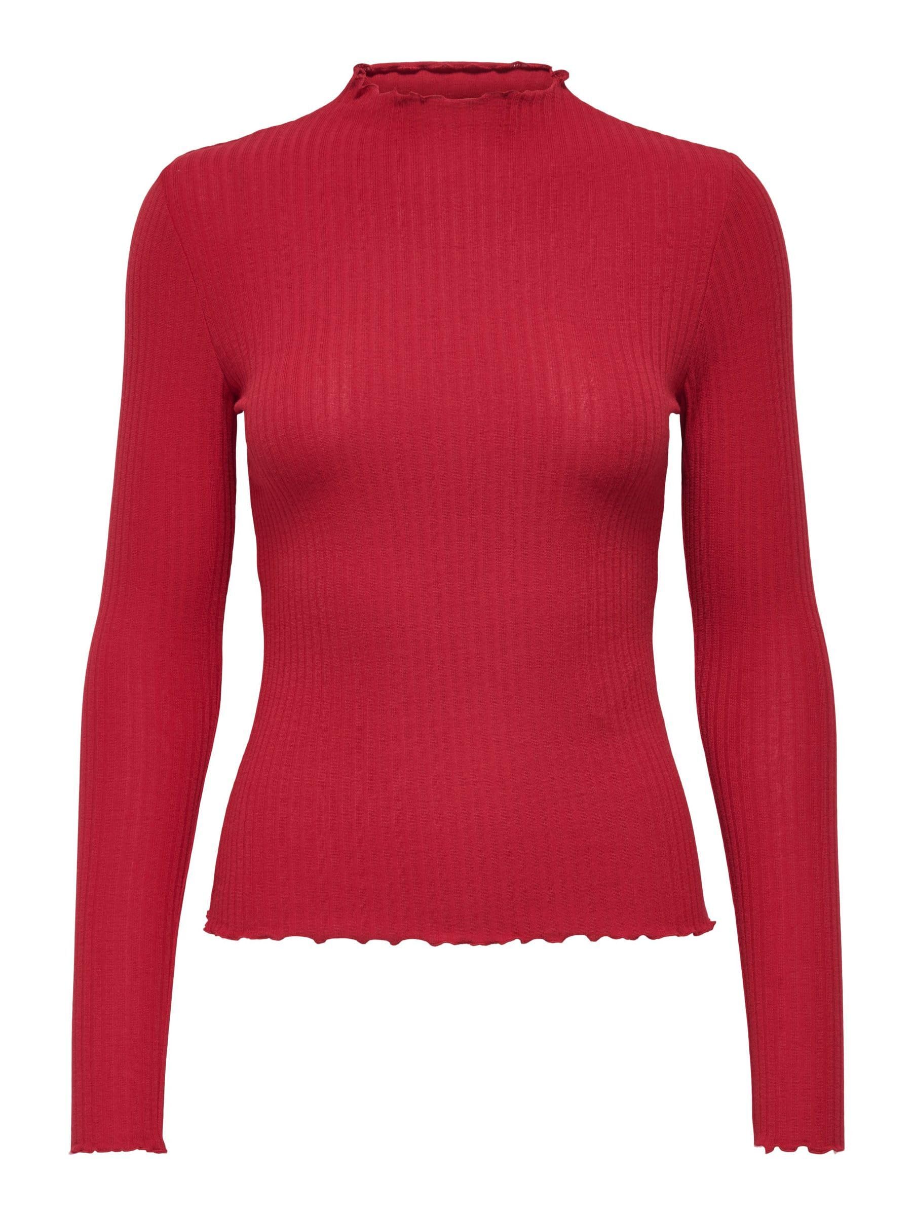 Only Women's Rouge Long Sleeve T-Shirt Emma