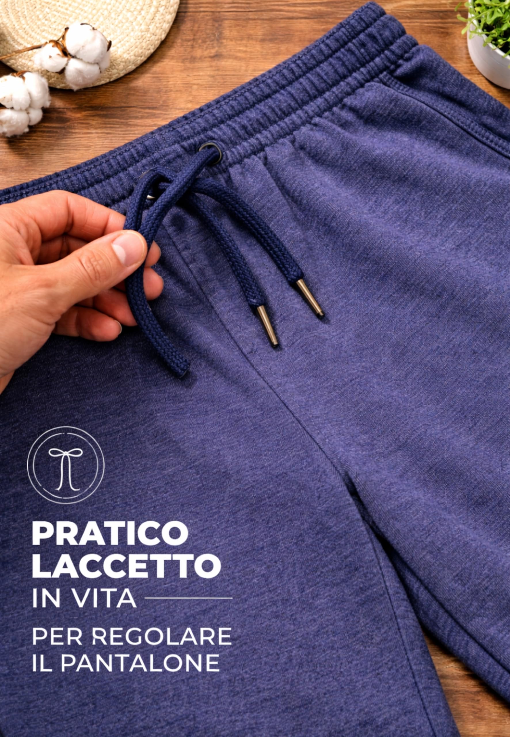Intimitaly IRGE BE ACTIVE - Tuta Uomo Sportiva, Maglia in Cotone e Pantalone in French Terry, Regular Fit, per Palestra e Tempo Libero