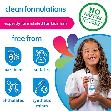 SoCozy Multi Styler, Styling Hair Spray for Kids, Safe for Everyday Use (5.2 Fl Oz) Holds Like a Light Gel, Gentle Formula with Quinoa, Vitamin B5 & Aloe, No Parabens, Sulfates or Synthetic Colors
