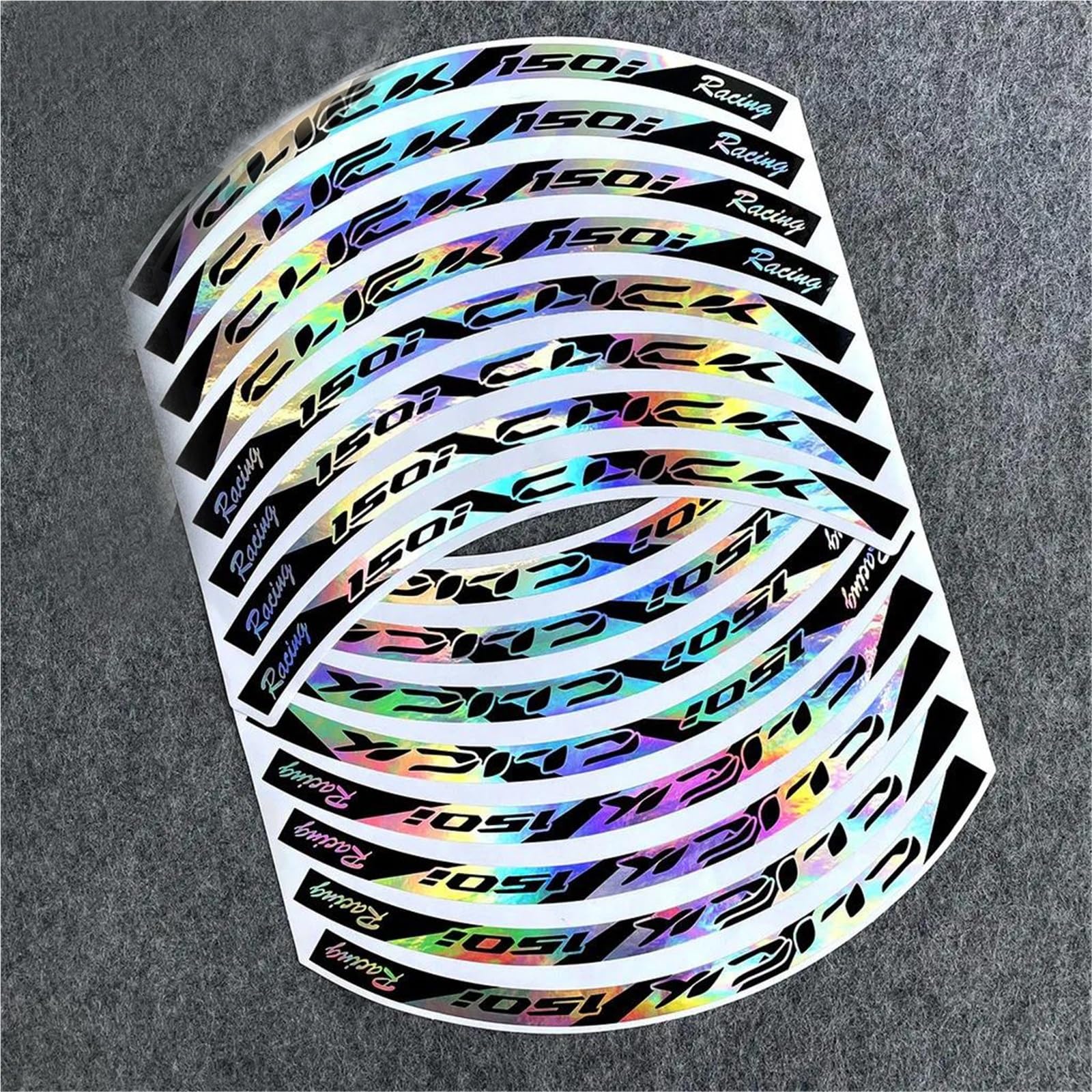 for Click 125i 150i Sticker Motorcycle Wheel Hub Stickers Motor Bike Accessories Scooter Rim Strips Decals