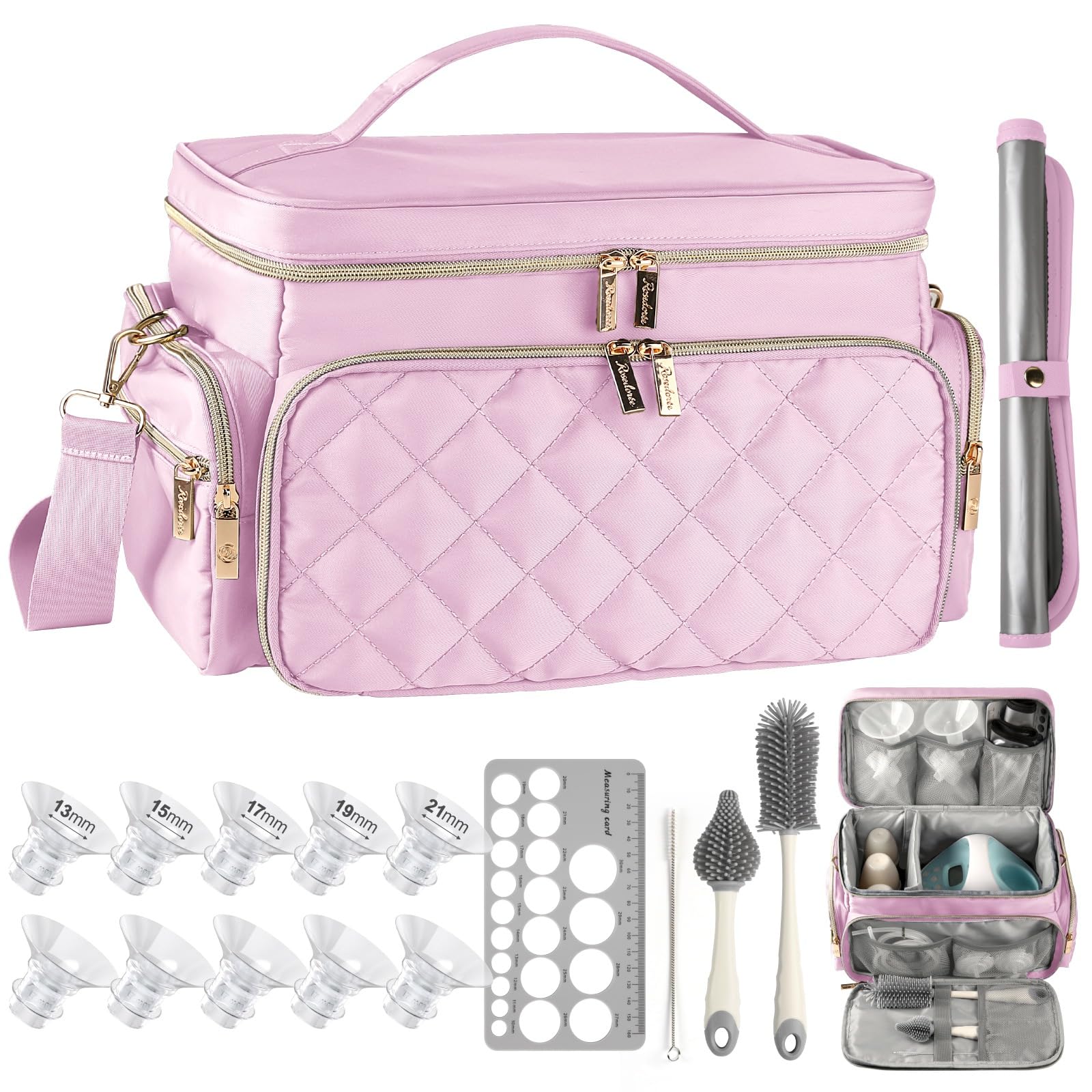 Breast Pump Bag Kit for Spectra S1/S2 with Flange Sizing Kit for 24mm