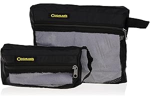 3-Piece Nylon Mesh Tent Stuff Sack Organizer Bags